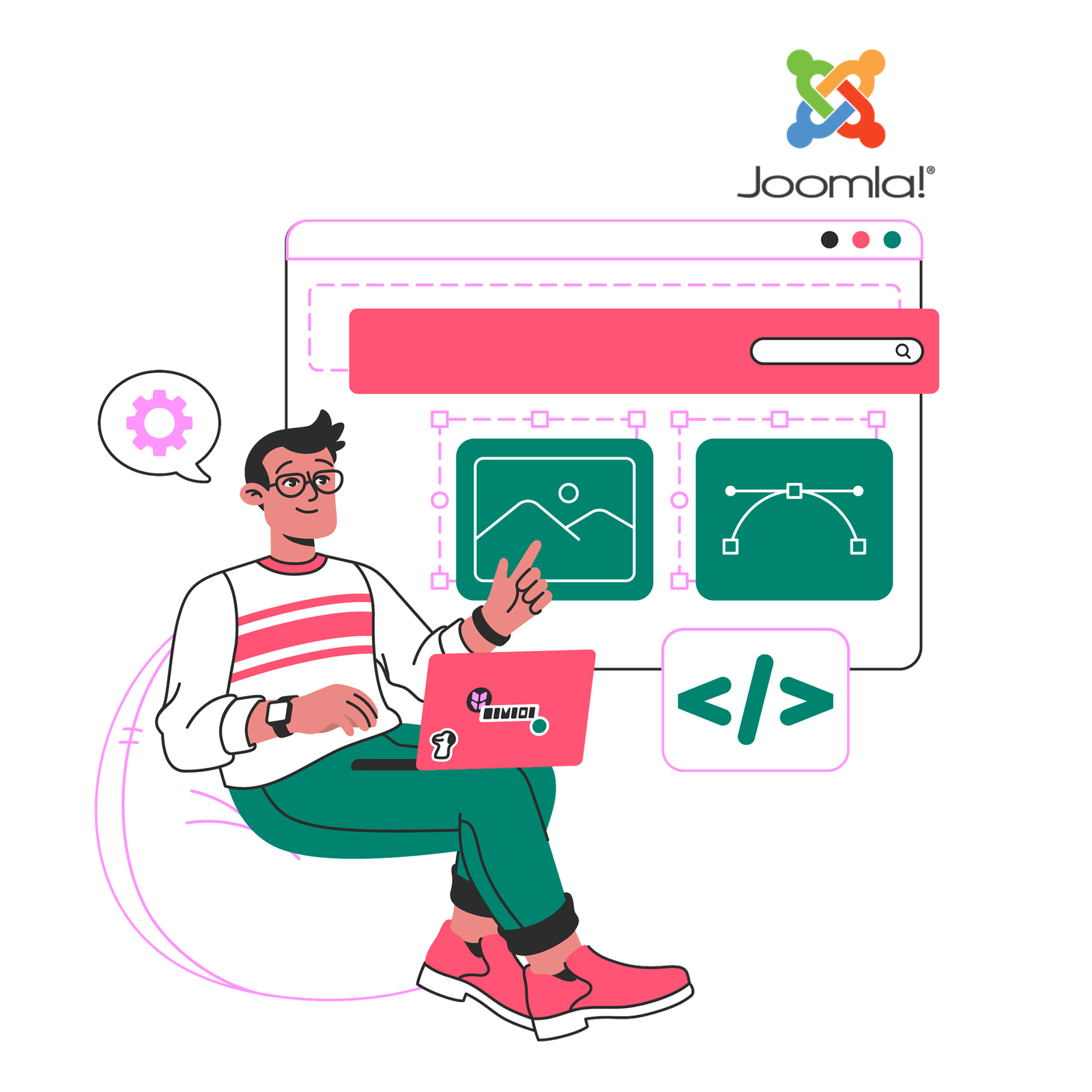 Joomla Web Development Chart